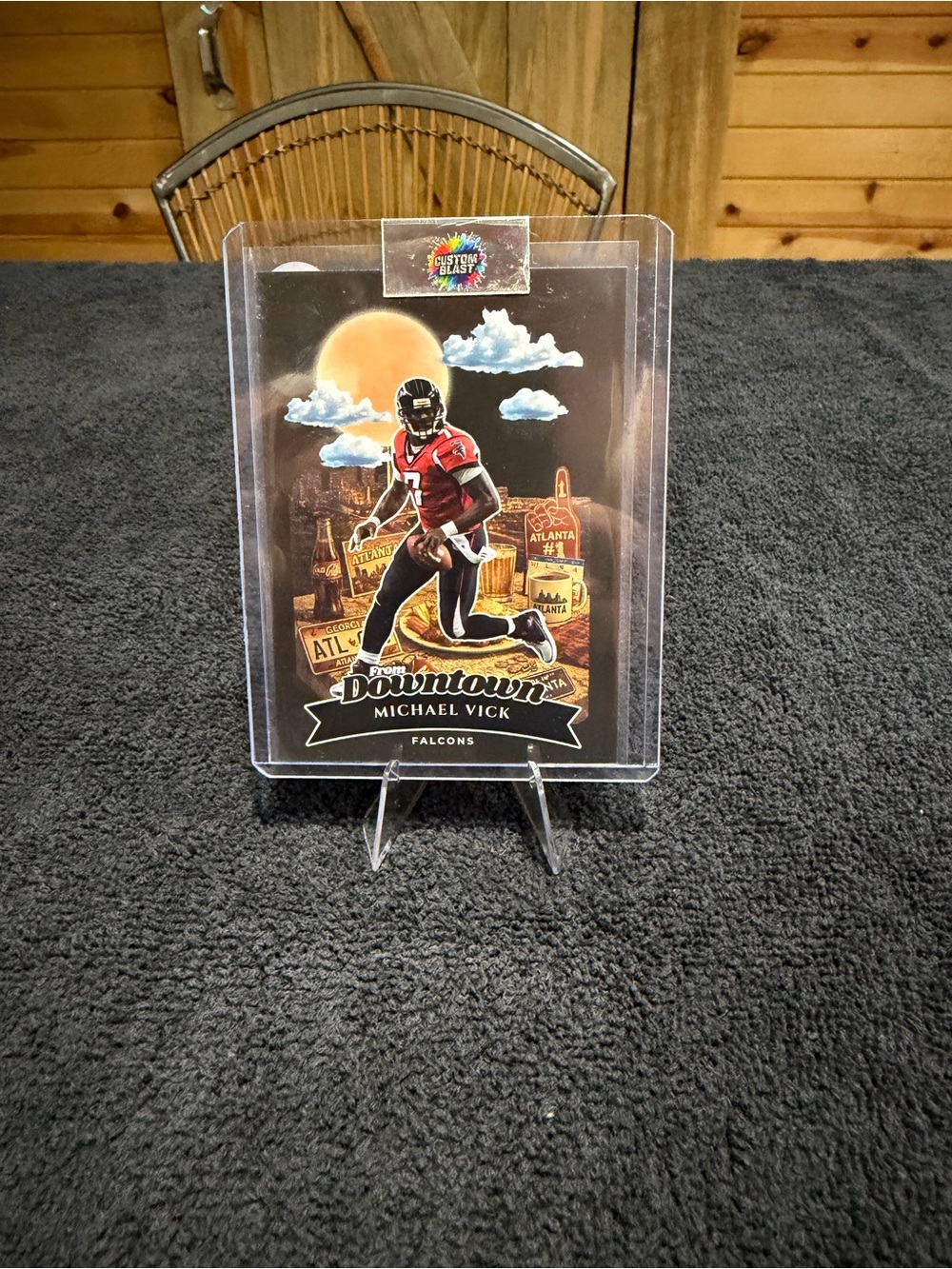 Michael Vick Falcons From Downtown Trading Card